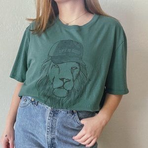 life is good lion tee